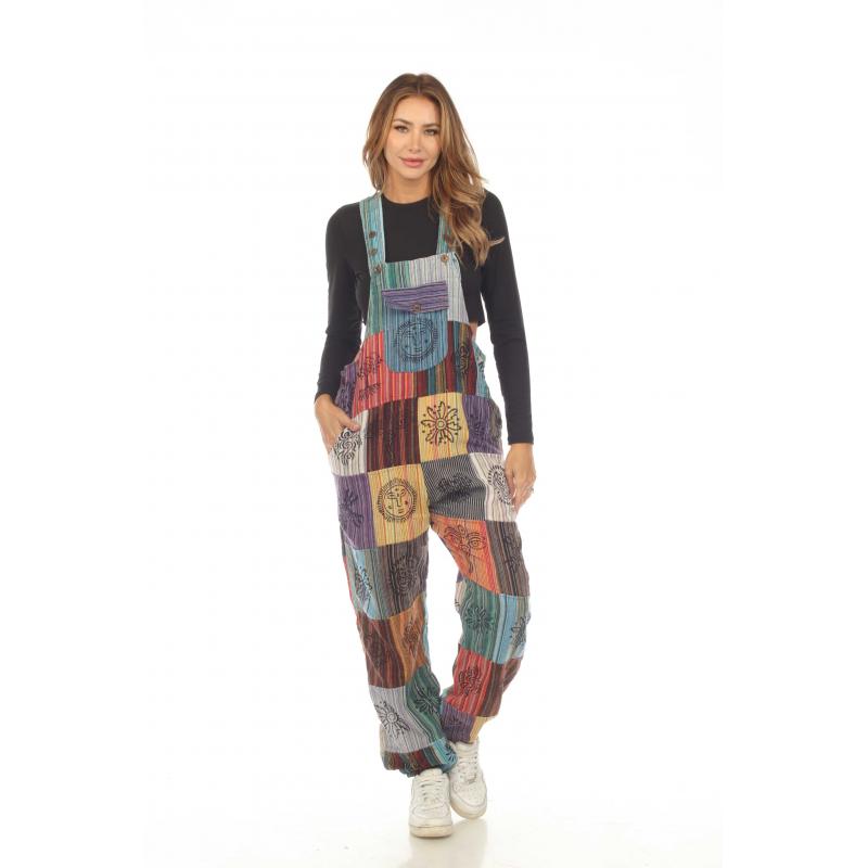 Cotton Multi Color Overall / Jumpsuit DI57