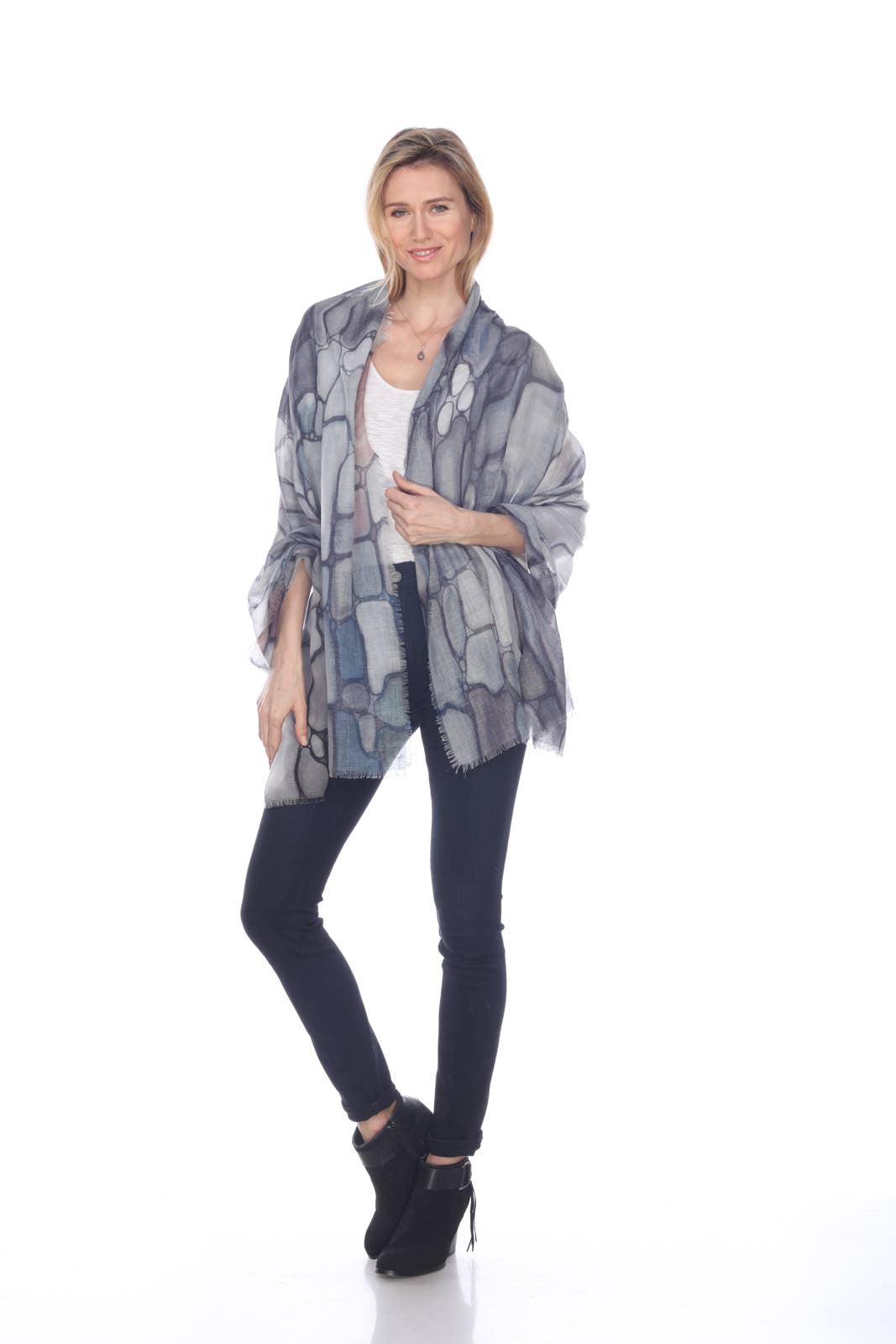 Urban Geometric Shawl - Kamana
