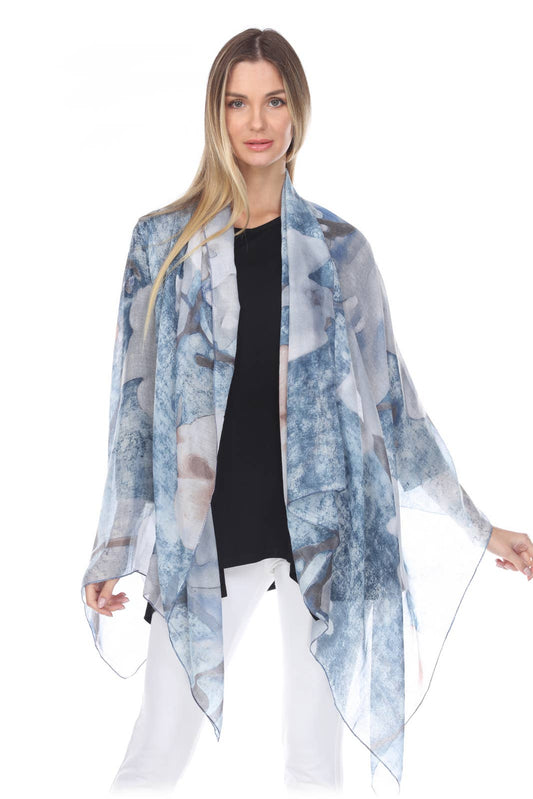 Glacial Grace Shawl - Kamana