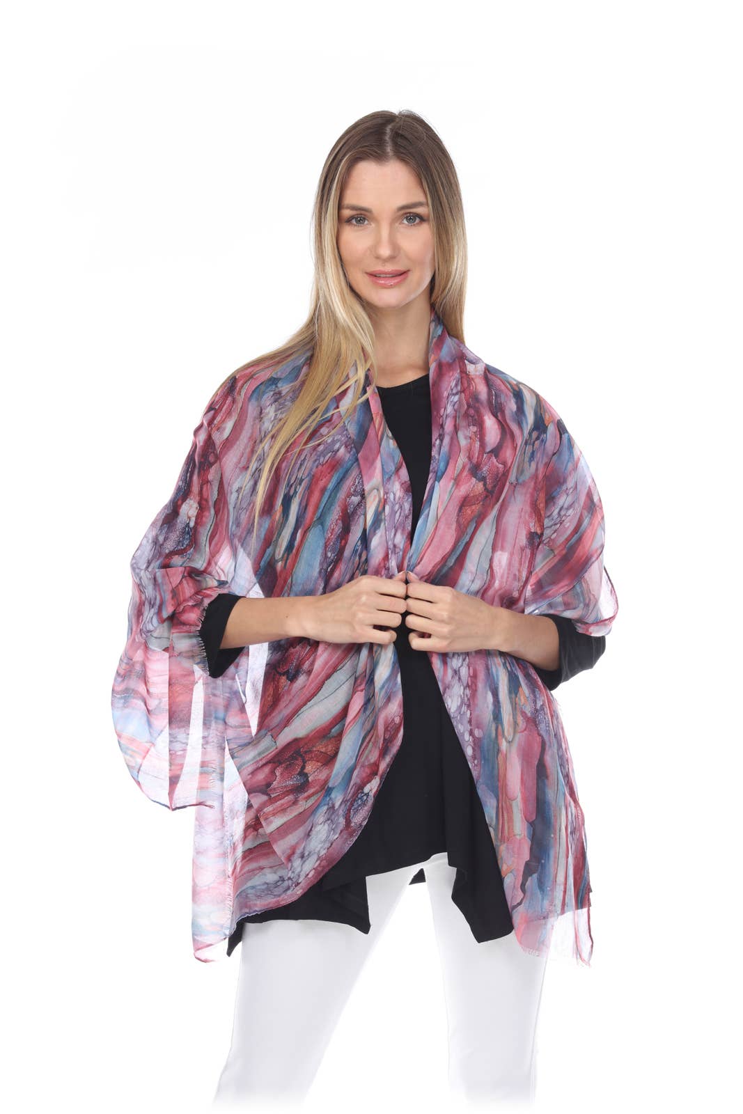 Sapphire Serenity Shawl - Kamana