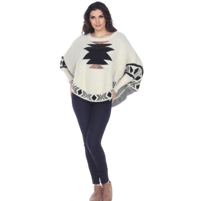 Modern Southwest Sleeved Poncho - Kamana