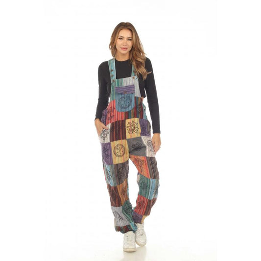 Cotton Multi Color Overall / Jumpsuit DI57