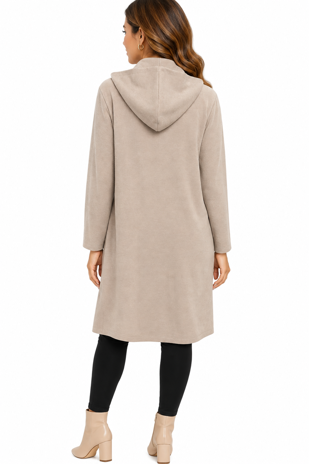 Women's knit relaxed patch pocket Cardigan jacket