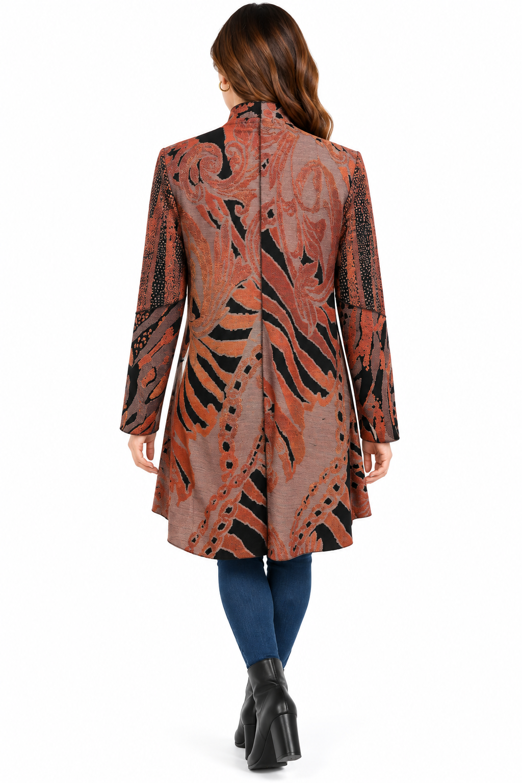 Women's Rust burnout Grand Canyon open cardigan