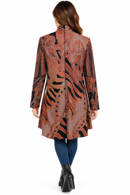 Women's Rust burnout Grand Canyon open cardigan