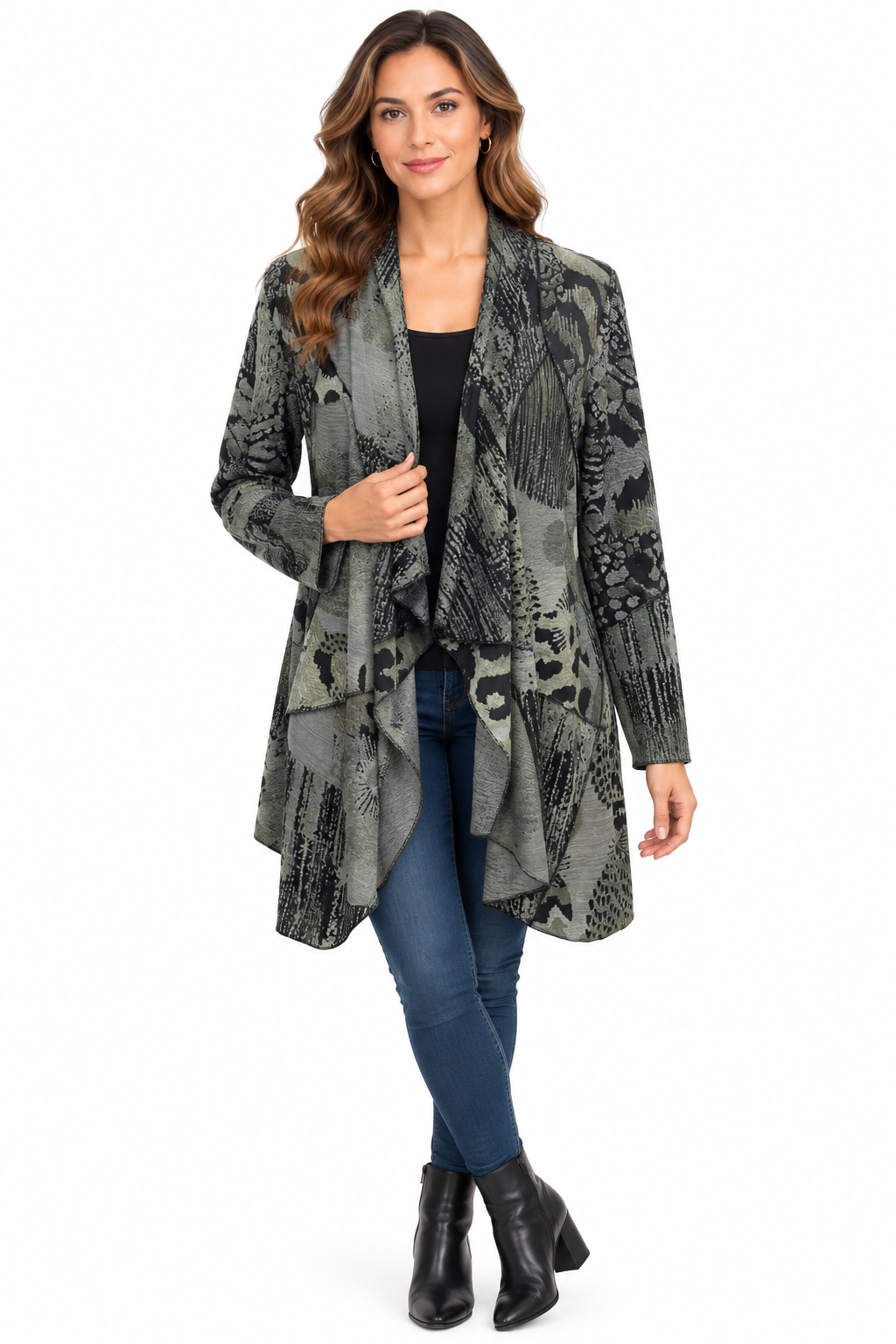 Women's Forest Green burnout California open