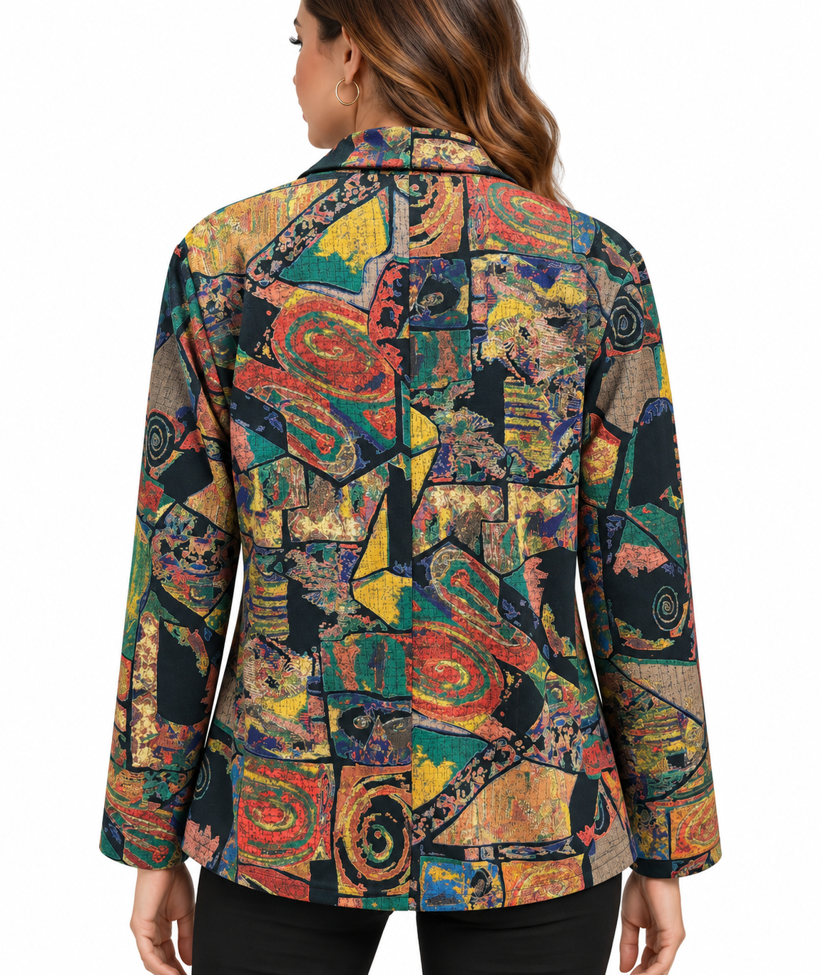 Women's Multi color festive twin in one Tunic