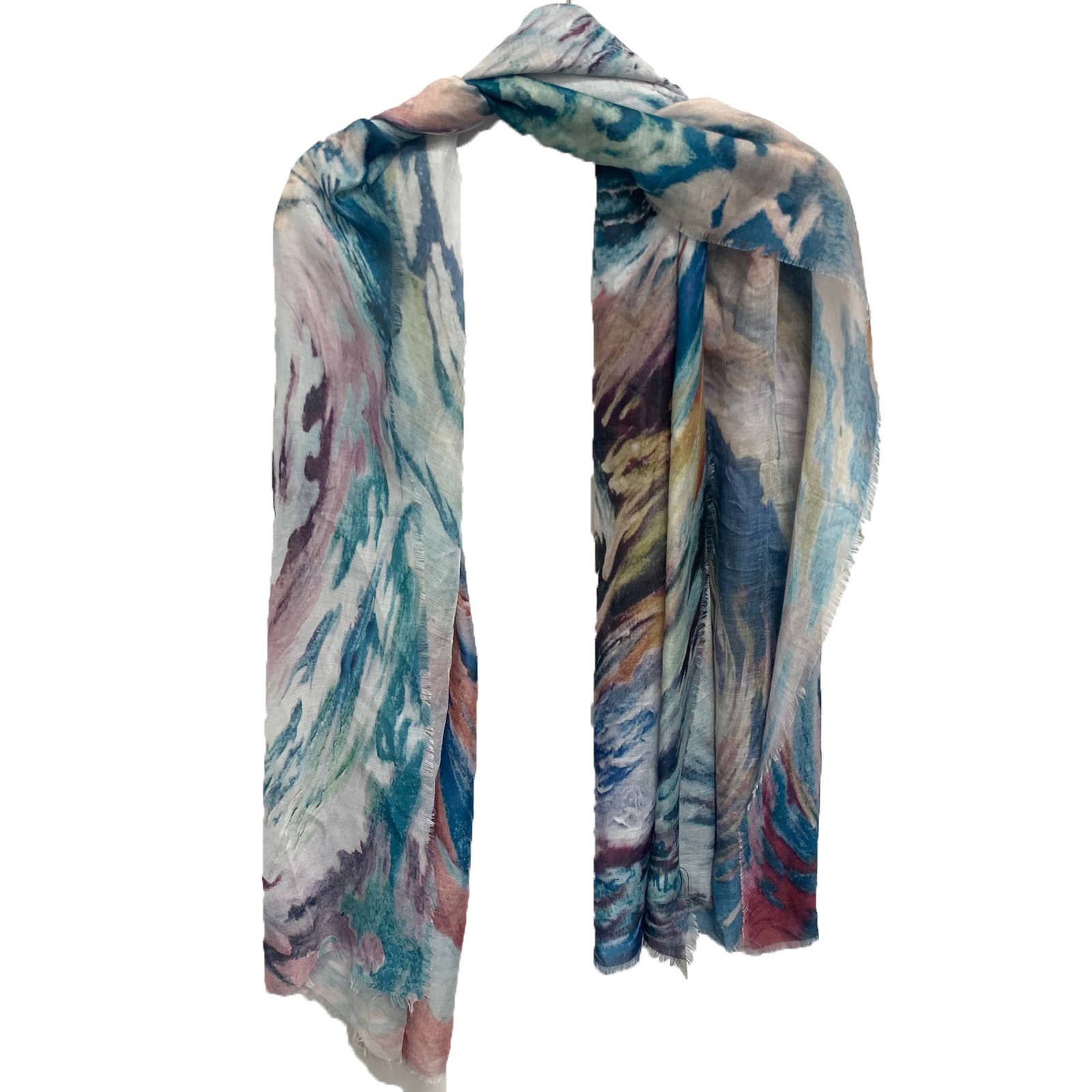 Whispering Watercolor Scarf - Kamana